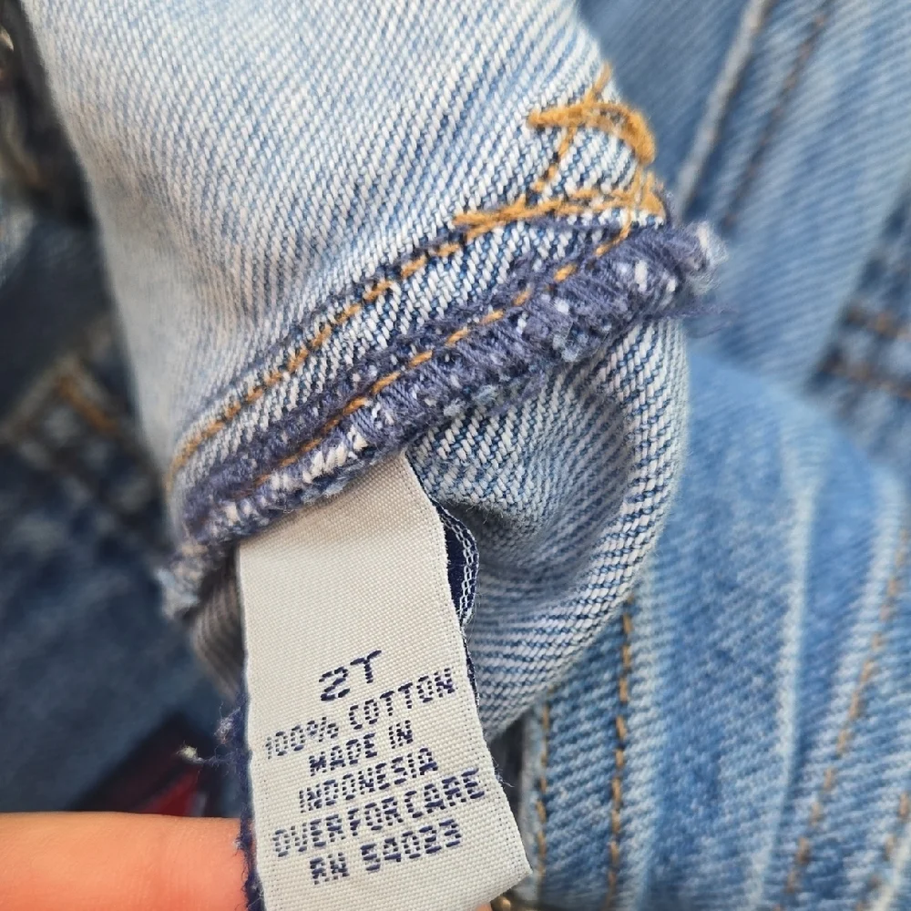 Old Navy Vintage Classic Light Blue Denim Overalls
